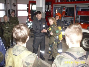 Zajęcia w Państwowej Straży Pożarnej w Jaworznie