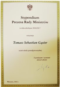 Stypendium Prezesa Rady Ministrów