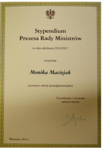 Stypendium Prezesa Rady Ministrów