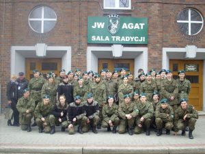 Uczniowie klas mundurowych